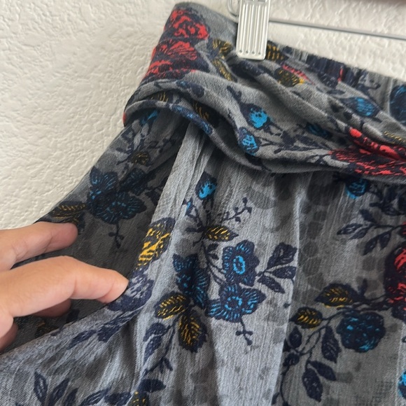 Free People Got Me Twisted Floral Harem Pants - Picture 5 of 8